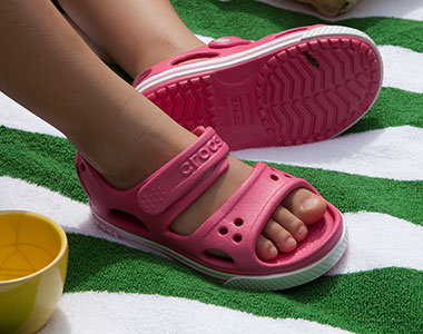 crocband kids sandals