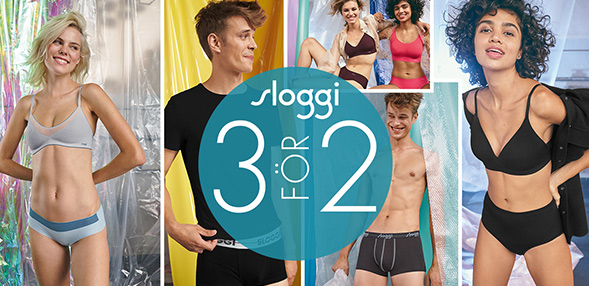 sloggi 3 för 2 på allt!