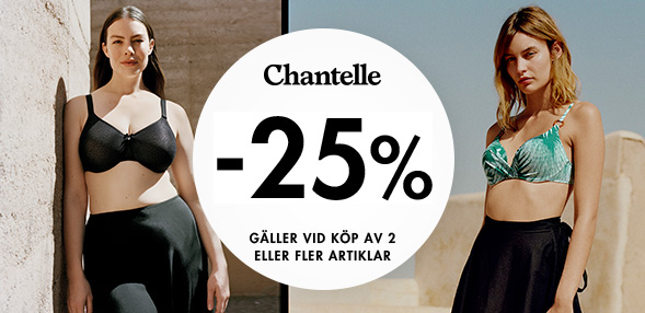 Chantelle 25% | Gäller vid köp av 2 eller fler artiklar