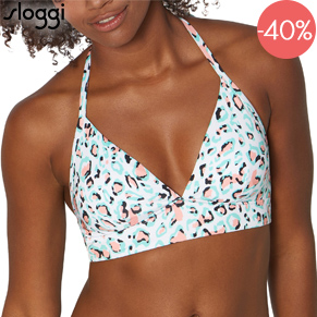 Sloggi Wild Heart Padded Triangle Bikini Bra