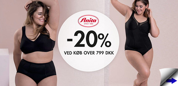 Anita -20% ved køb over 799 DKK