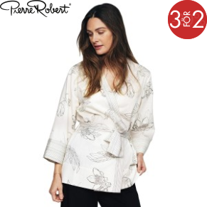 Pierre Robert X Jenny Skavlan Cotton Lounge Kimono