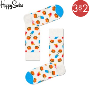 Happy Socks Hamburger Sock
