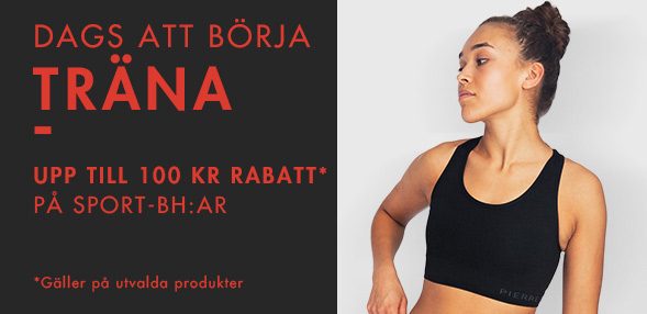 Dags att börja träna - Upp till 100 kr rabatt på sport-bh:ar