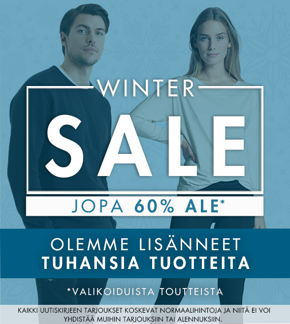 Winter Sale - Olemme lisänneet tuhansia toutteita