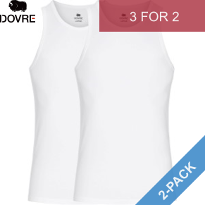 2 Pakning Dovre Bamboo Singlet