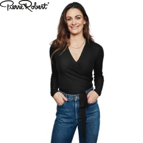 Pierre Robert X Jenny Skavlan Wool Wrap Top