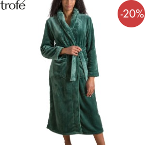 Trofe Solid Robe Silk Fleece
