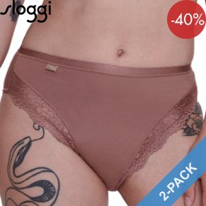 2 Pack Sloggi Romance Tai