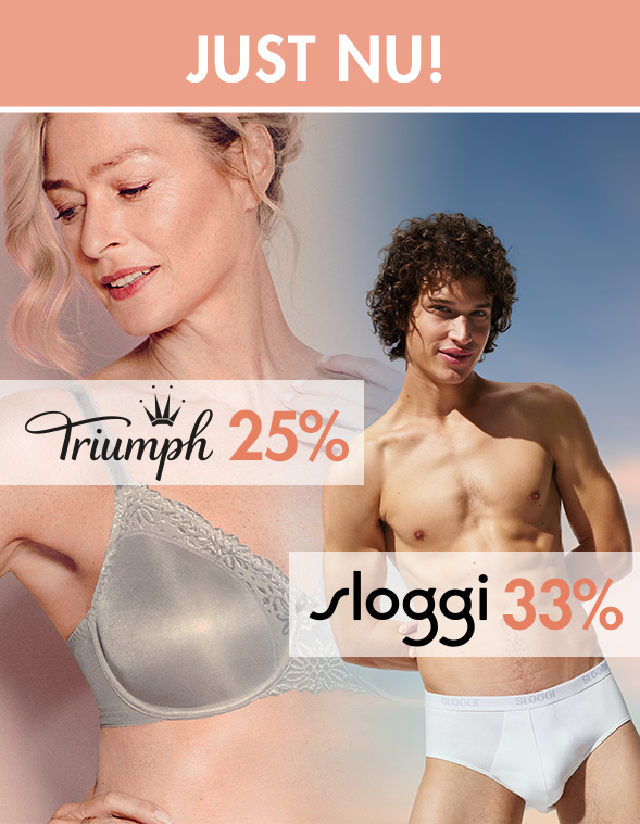 JUST NU! Sloggi 33% | Triumph 25%