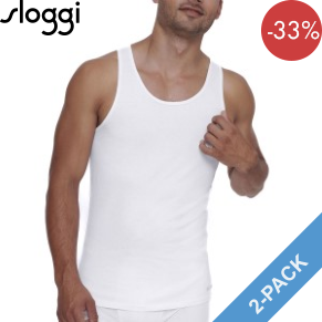 2 Pack Sloggi Men GO ABC 2 0 Tank Top