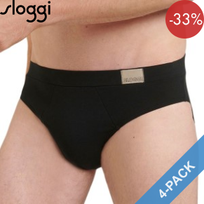4 Pack Sloggi Men GO Natural Brief