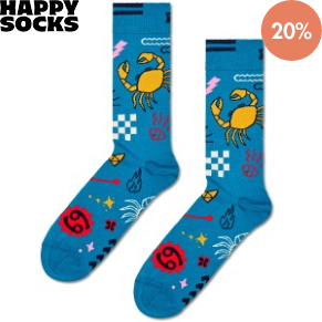 Happy Sock Zodiac Signs Cancer Sock