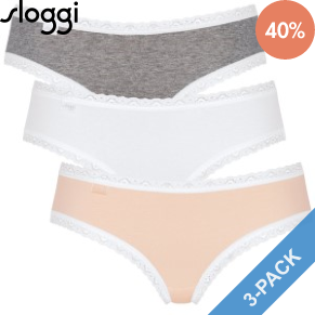3 Pack Sloggi 24 7 Weekend Hipster