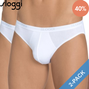 2 Pack Sloggi For Men Basic Minis