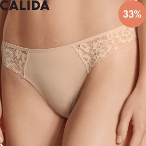 Calida Natural Comfort Lace Thong