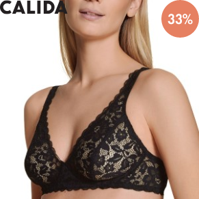 Calida Natural Comfort Lace Soft Bra