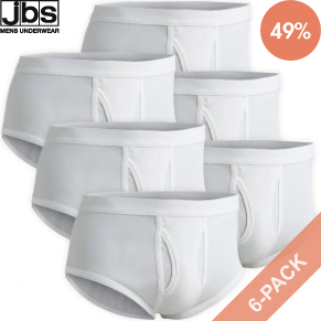 6 Pack JBS Original 30009 Brief