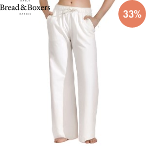 Bread and Boxers Wide Leg Lounge Pant