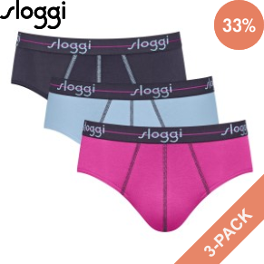 3 Pack Sloggi Men Start Midi C3P