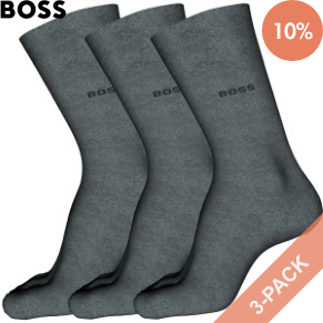 3 Pakkaus BOSS RS Finest Soft Cotton Sock