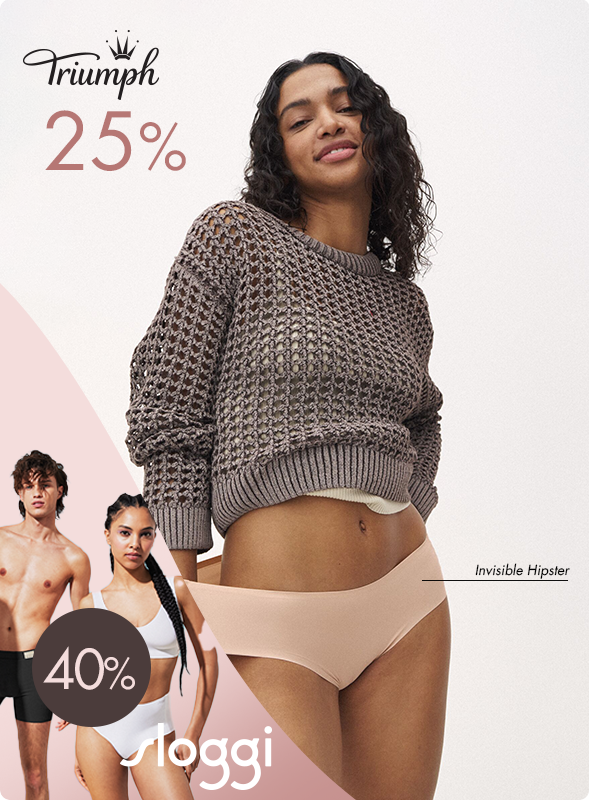 WOW Sloggi 40% Triumph 25%