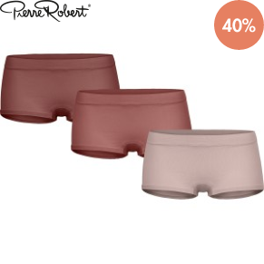 3 Pack Pierre Robert Cotton Boxer Wmn