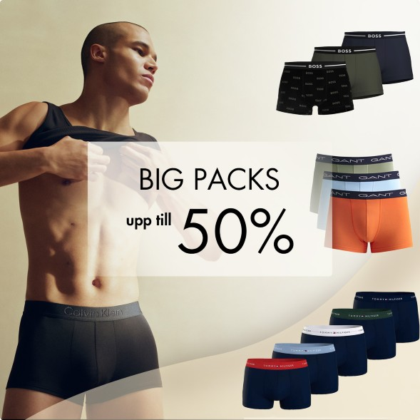 Big packs 50%