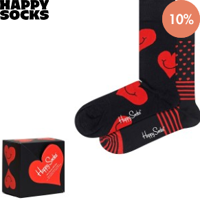 2 Pakkaus Happy Socks I Love You Hearts Gift Box