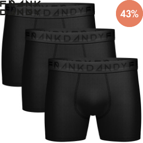 3 Pakkaus Frank Dandy Legend Organic Boxers