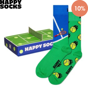 2 Pakkaus Happy Socks Tennis Supreme Court Gift Set