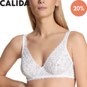 Calida Natural Comfort Lace Soft Bra