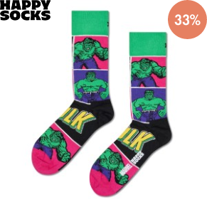 Happy Socks Marvel The Hulk Sock