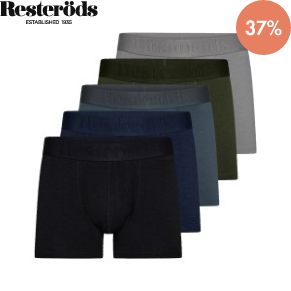 5 Pack Resteröds Gunnar Bamboo Boxer