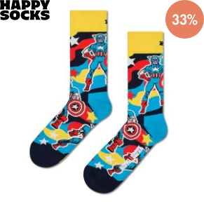 Happy Socks Marvel Captain America Sock