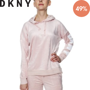 DKNY Modern Generation LS Top With Hood