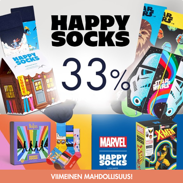 Happy socks 33%
