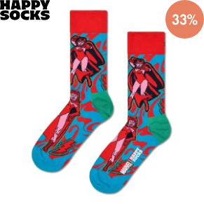 Happy Socks Marvel Scarlet Witch Sock