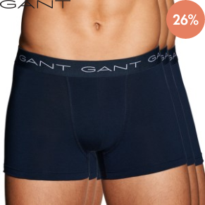 6 Pakkaus Gant Essential Basic CS Trunks