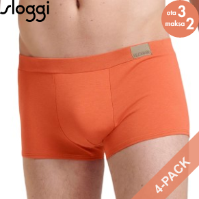 4 Pakkaus Sloggi For Men GO Natural Hipster