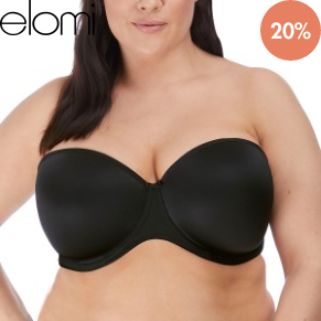 Elomi Smooth Moulded Strapless Bra