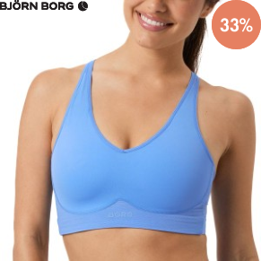 Björn Borg Mid V Support Sports Bra