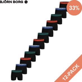 12 Pack Björn Borg Cotton Stretch Boxer 1718
