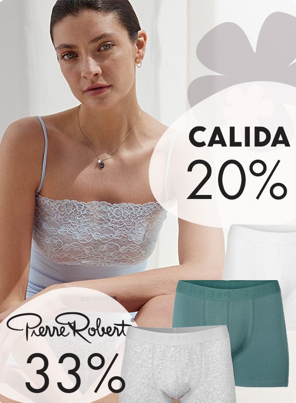 SALE!😍CALIDA 20% | Pierre Robert 33%