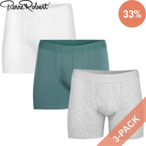 3 Pack Pierre Robert For Men Boxers