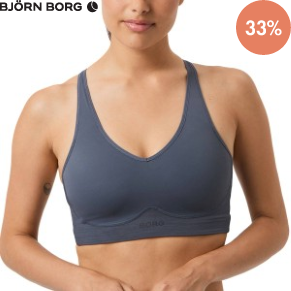 Björn Borg Mid V Support Sports Bra