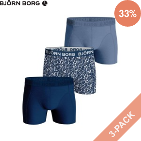 3 Pack Björn Borg Cotton Stretch Boxer 1721