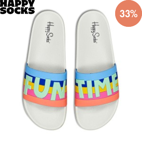 Happy Socks Fun Time Beach Slide