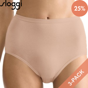 3 Pakkaus Sloggi GO Daily Cotton High Waist Brief