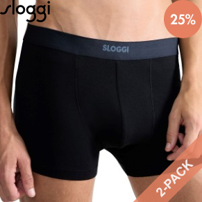 2 Pakkaus Sloggi Men Ever Ease Shorts